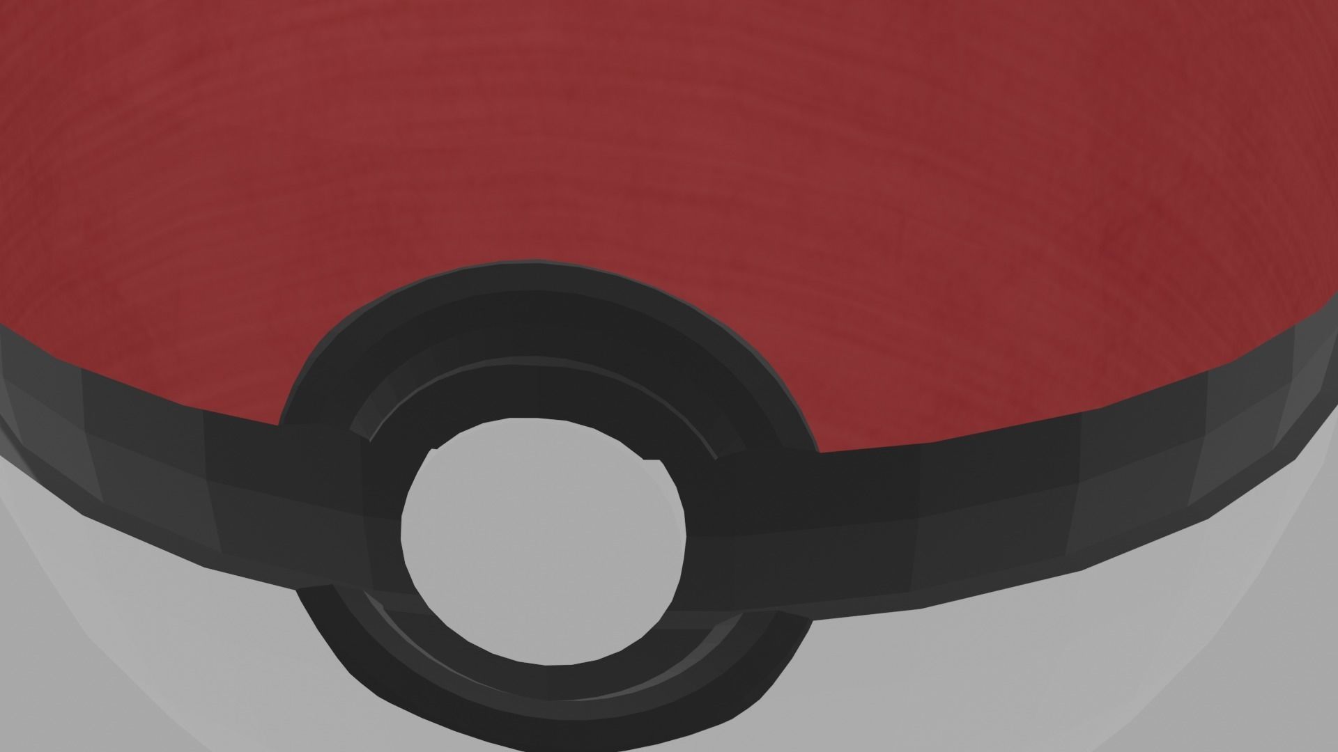 Pokeball pokemon egg Low-poly 3D model_1