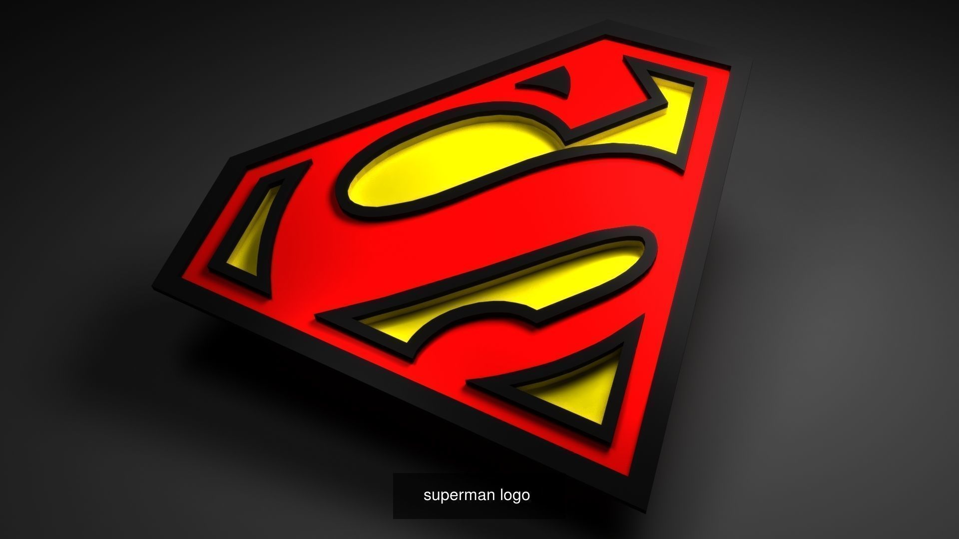 superhero logos 3D Model Collection_10