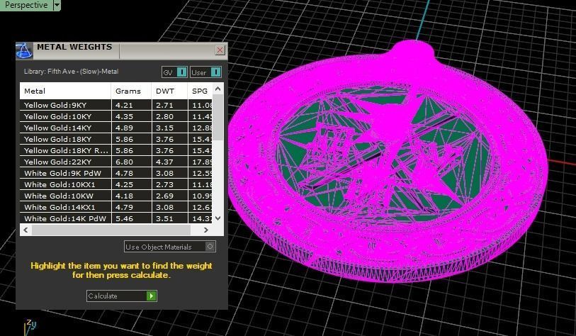 2-pieces amulet pendant 3D print model_4