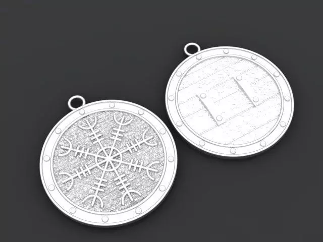 Amulet pendant 3D print model_0