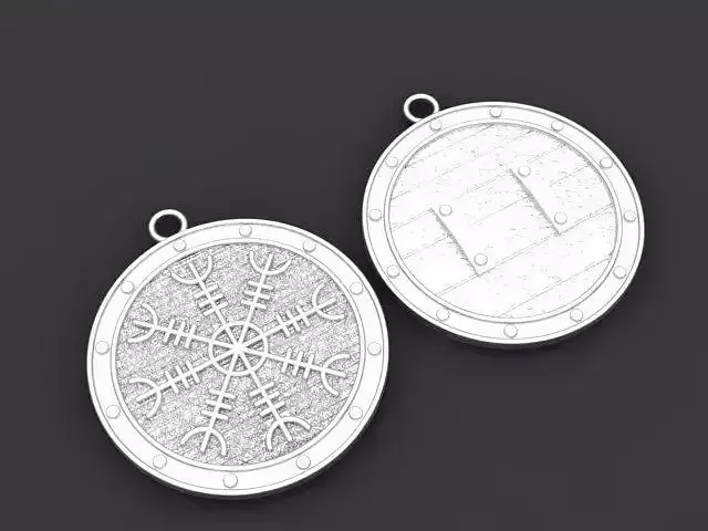Amulet pendant 3D print model