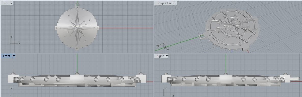 Amulet pendant 3D print model_7