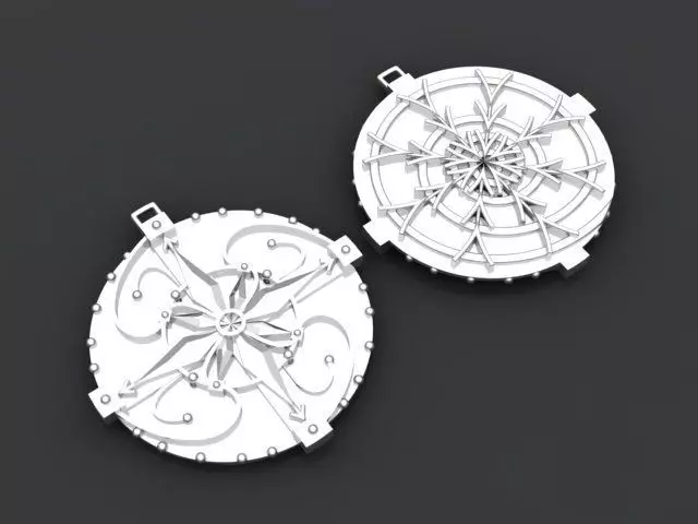 Amulet pendant 3D print model_0