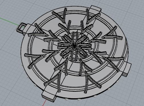 Amulet pendant 3D print model_10