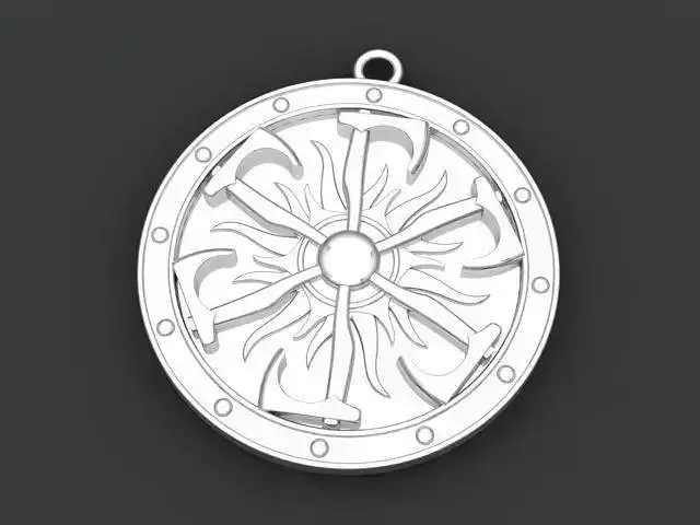Amulet pendant 3D print model