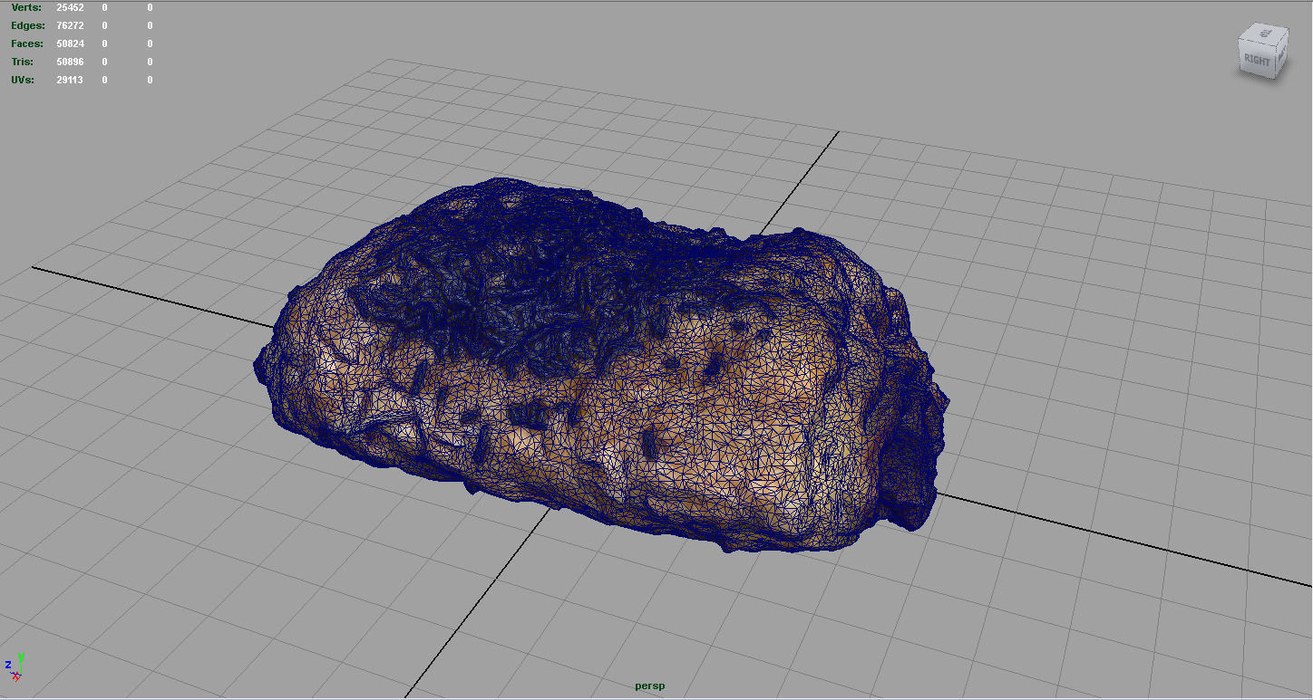 Neapolitan chocolate Low-poly 3D model_3