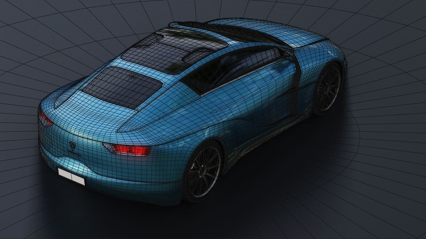 Affekta Shayleen Concept Tuning Sport Car game 3D model_20