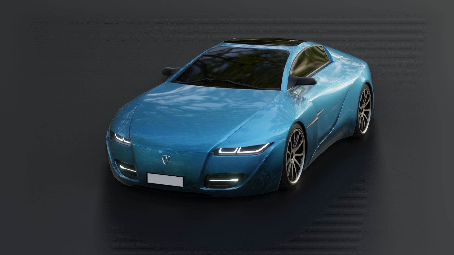 Affekta Shayleen Concept Tuning Sport Car game 3D model_3