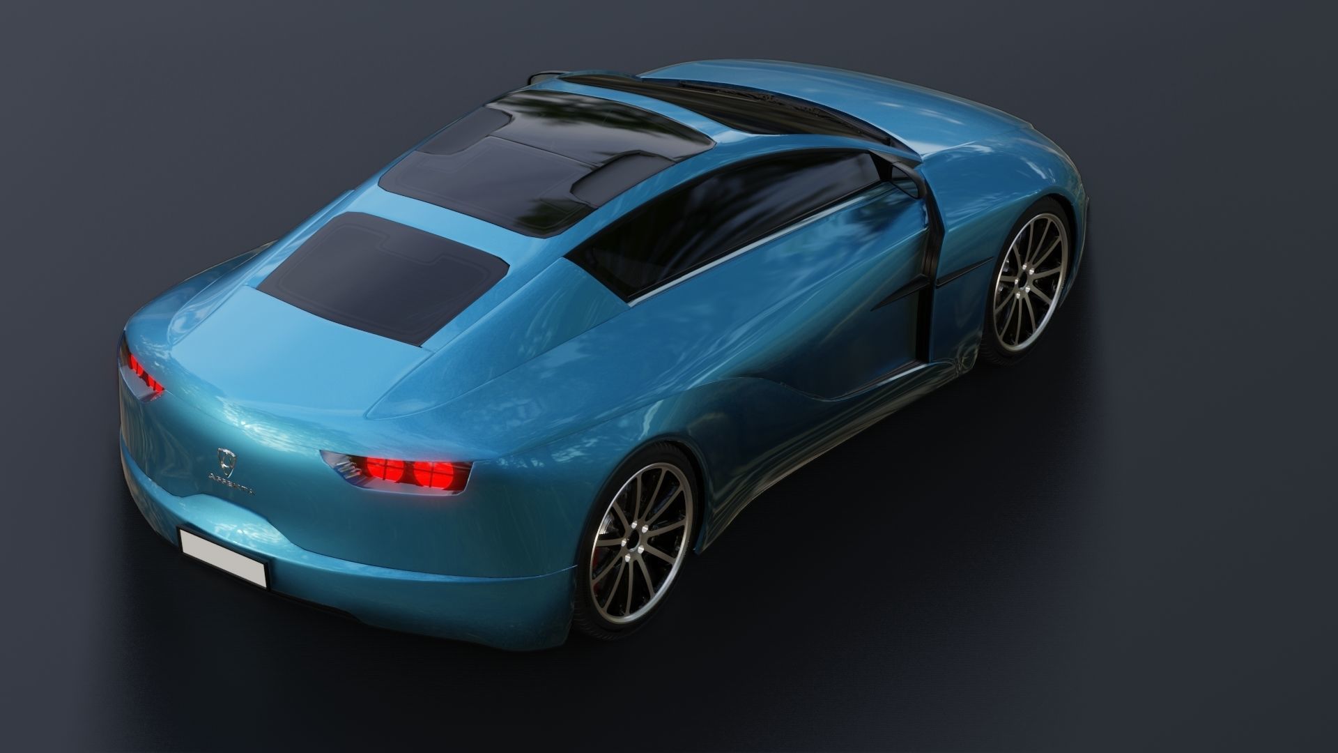 Affekta Shayleen Concept Tuning Sport Car game 3D model_7