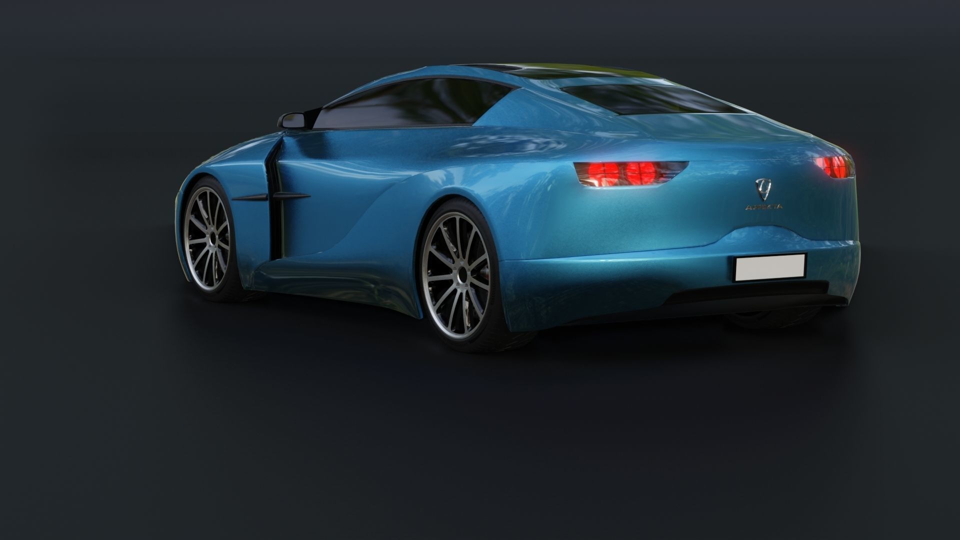 Affekta Shayleen Concept Tuning Sport Car game 3D model_9