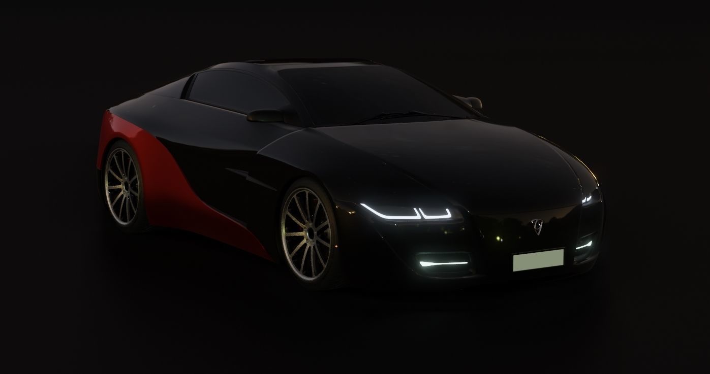 Affekta Shayleen Concept Tuning Sport Car game 3D model_22