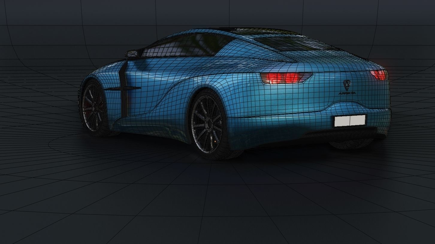 Affekta Shayleen Concept Tuning Sport Car game 3D model_21