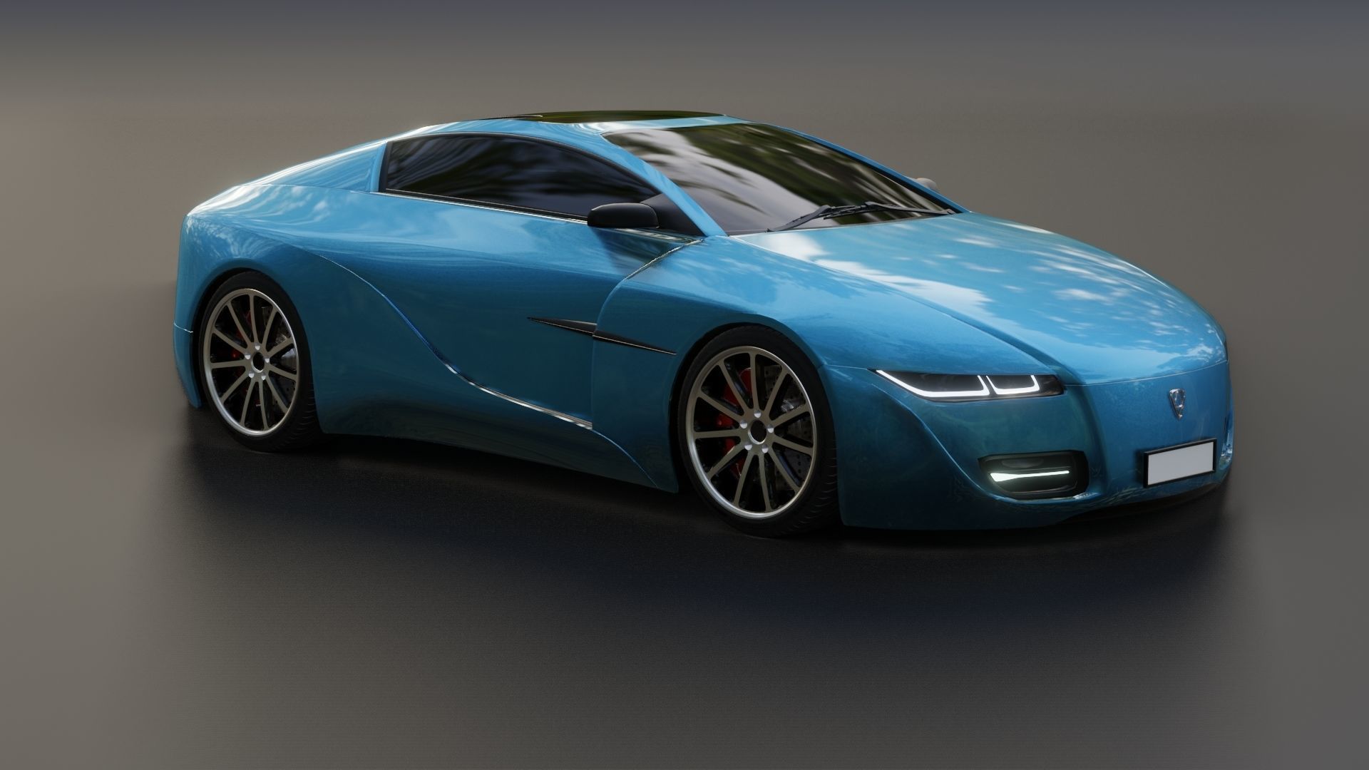 Affekta Shayleen Concept Tuning Sport Car game 3D model_4