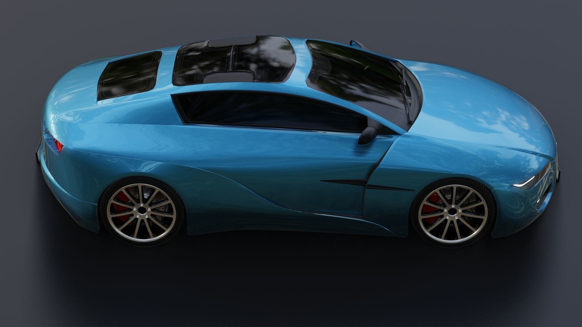 Affekta Shayleen Concept Tuning Sport Car game 3D model_5