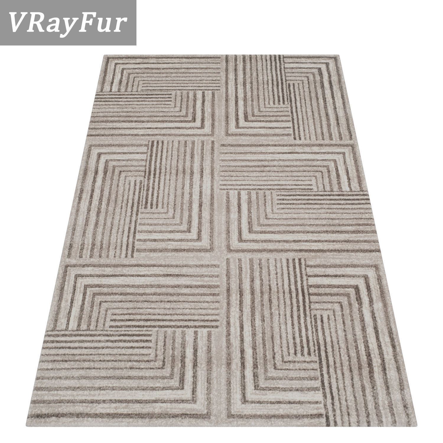Rug Set 401 3D model_2