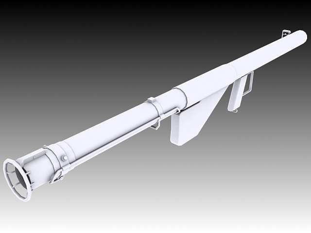 M1A1 Bazooka 3D model_1