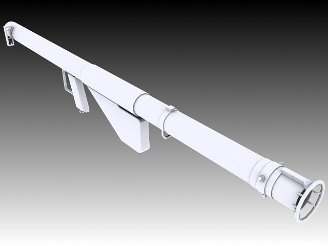 M1A1 Bazooka 3D model_3