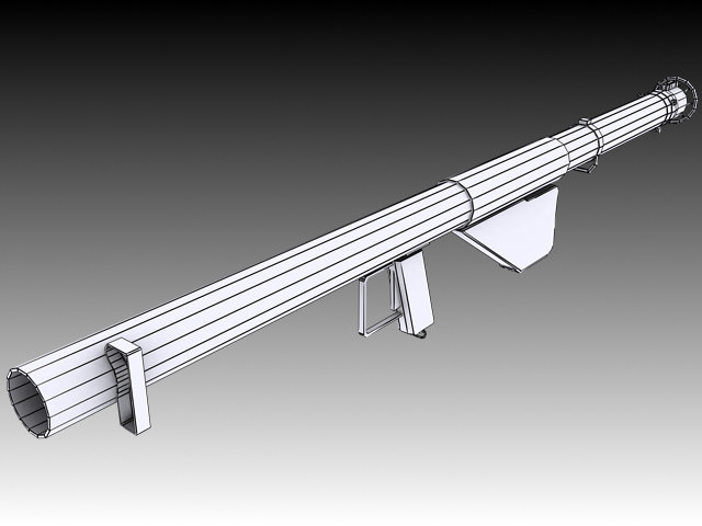 M1A1 Bazooka 3D model_5