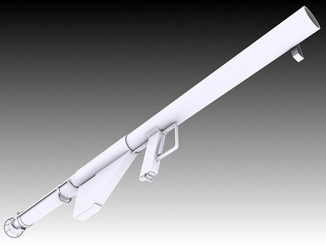 M1A1 Bazooka 3D model_2