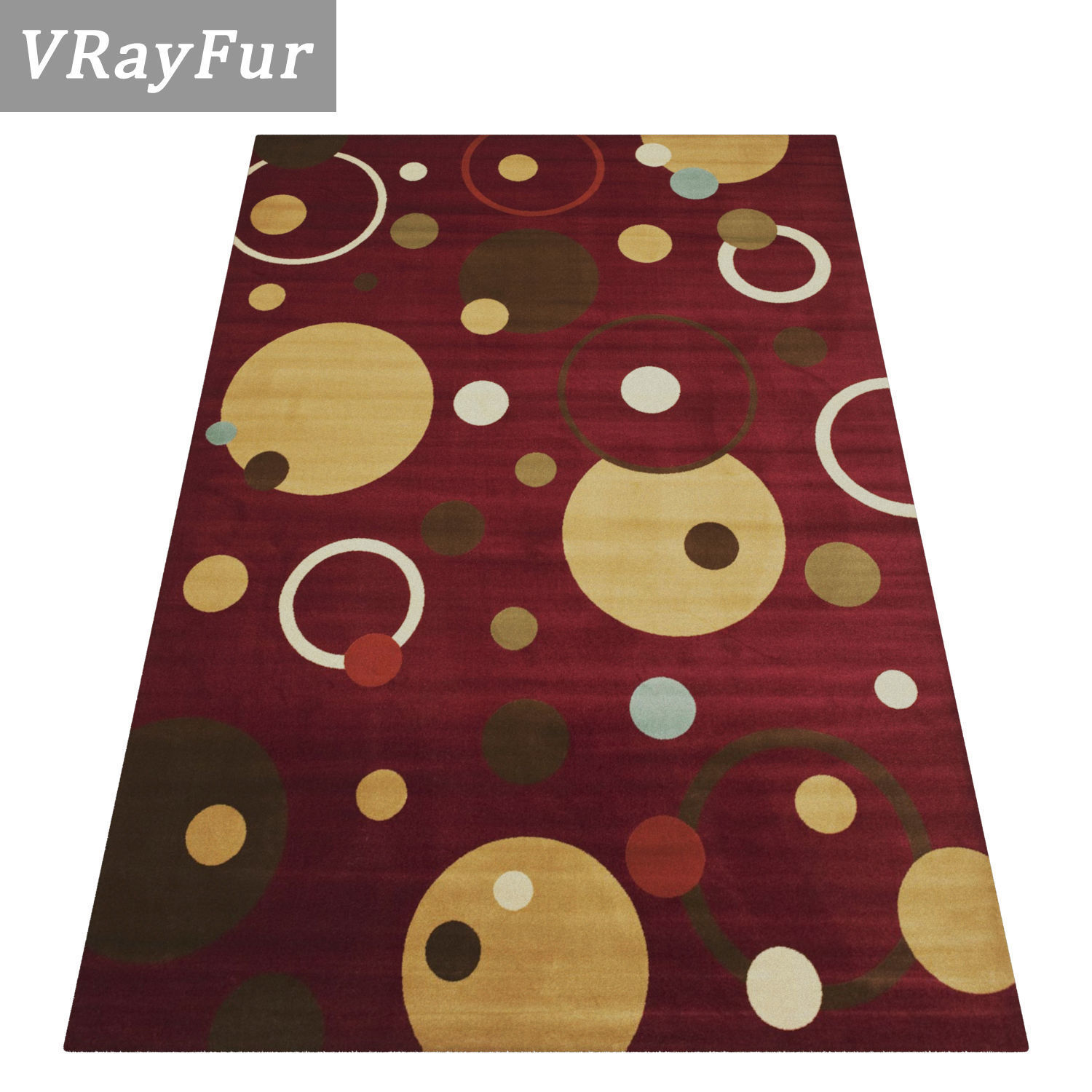 Rug Set 406 3D model_2