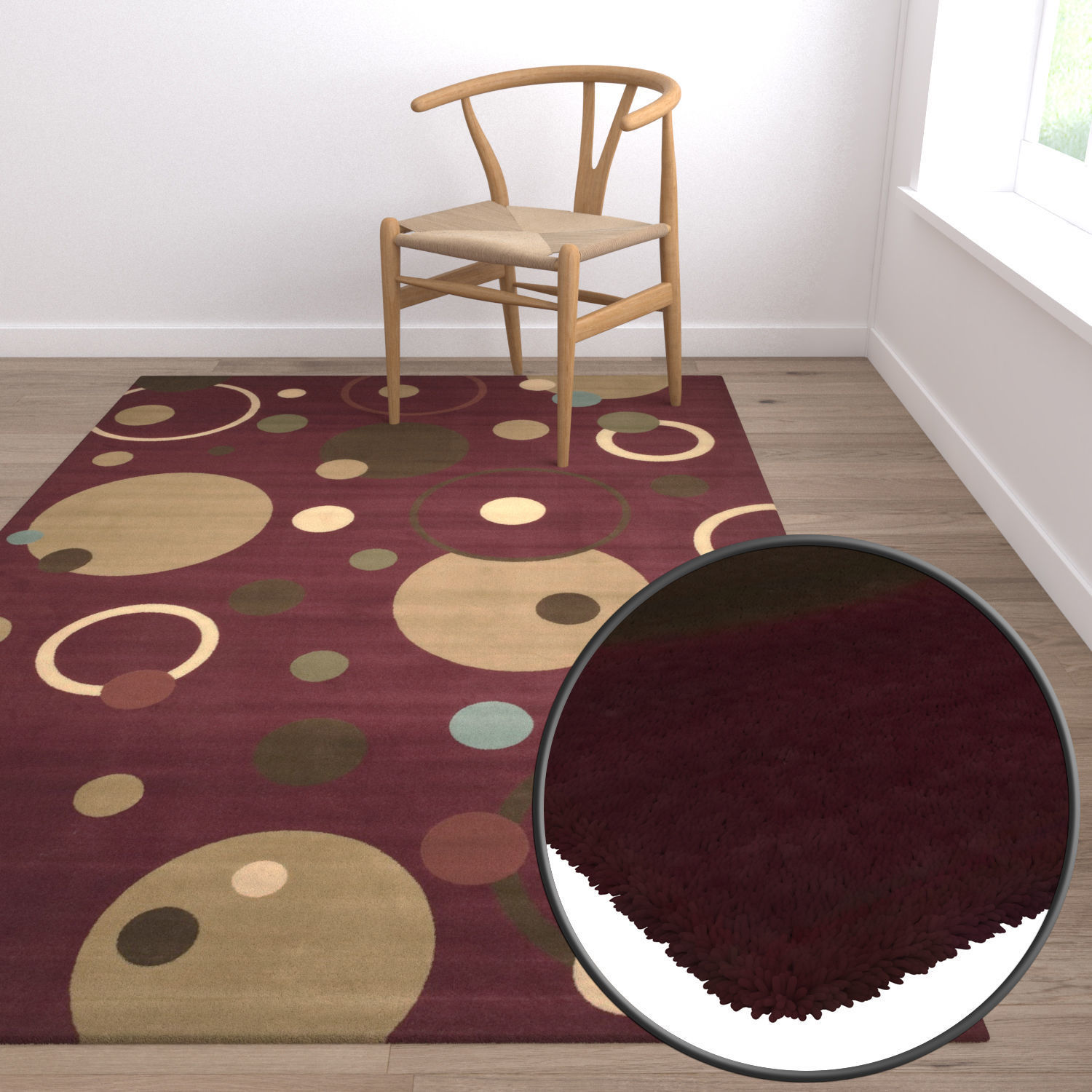 Rug Set 406 3D model_5