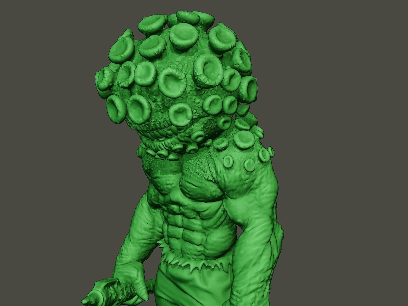 Humanoid virus 0001 3D print model_17