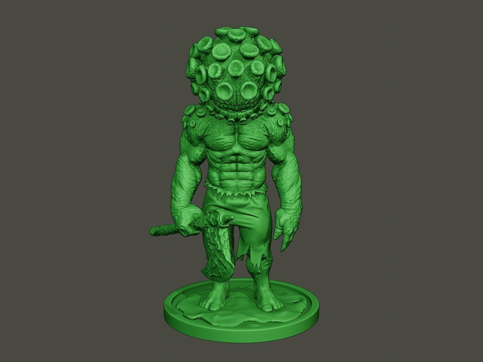 Humanoid virus 0001 3D print model_10