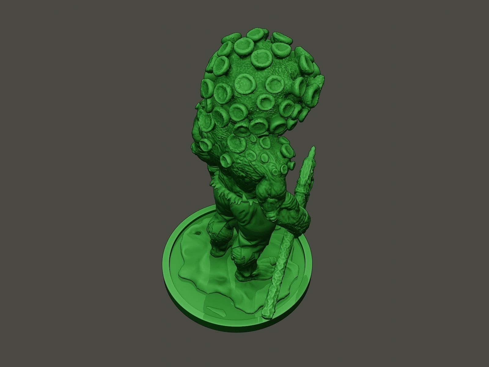 Humanoid virus 0001 3D print model_21