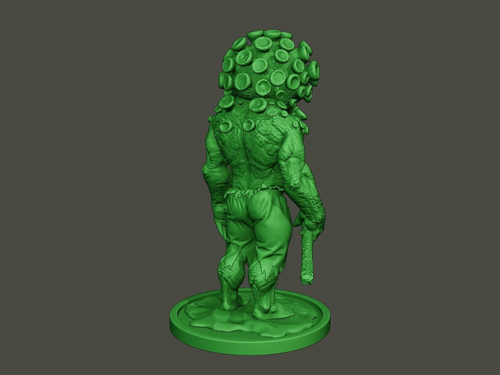 Humanoid virus 0001 3D print model_6