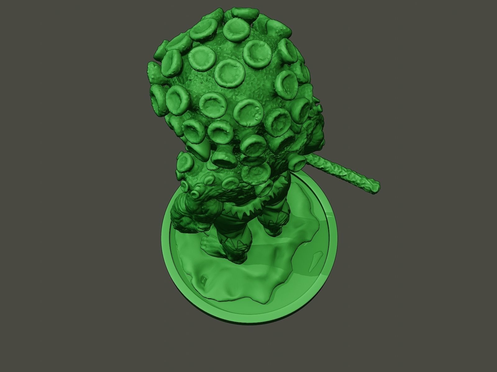 Humanoid virus 0001 3D print model_15