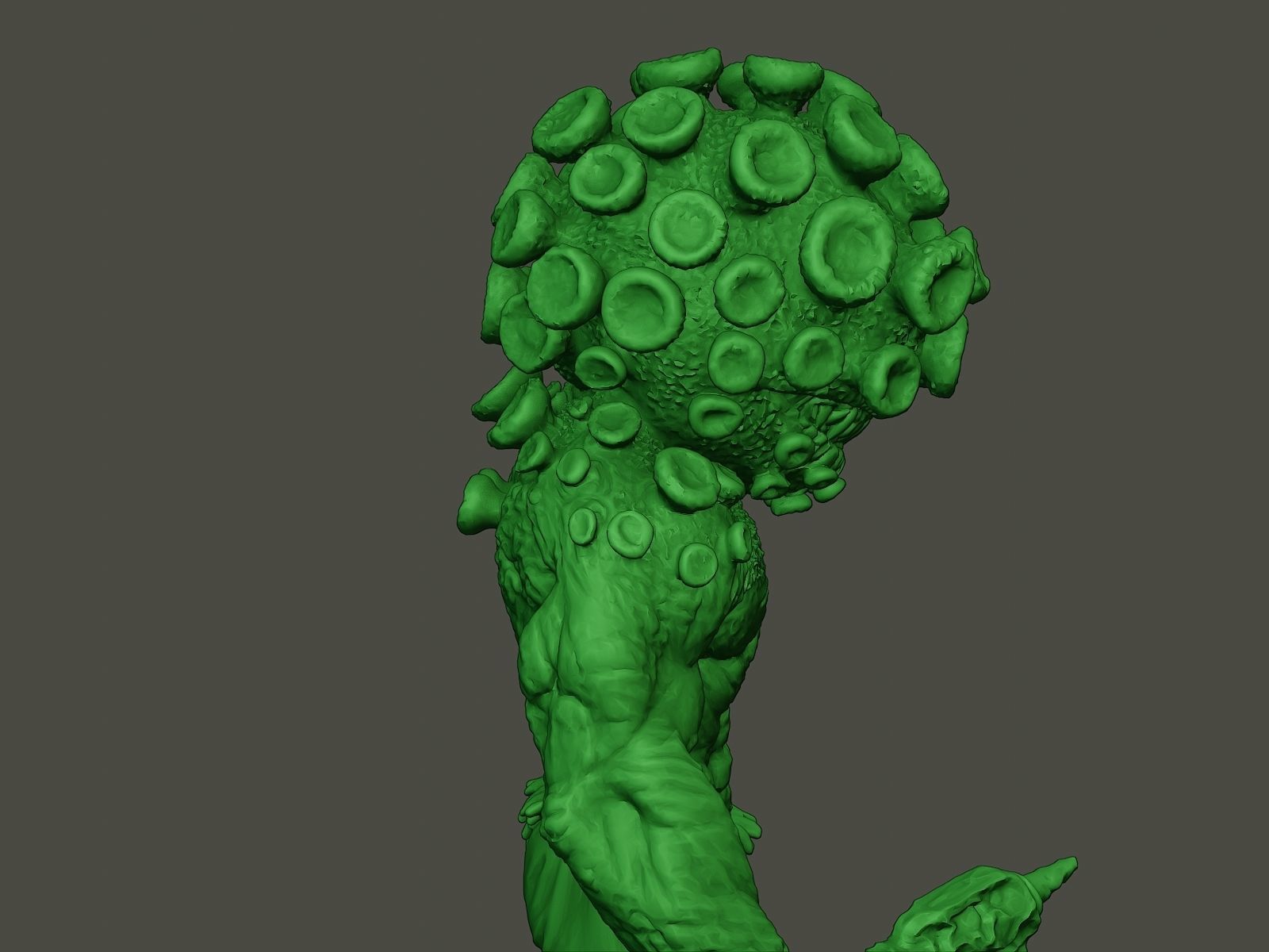 Humanoid virus 0001 3D print model_19