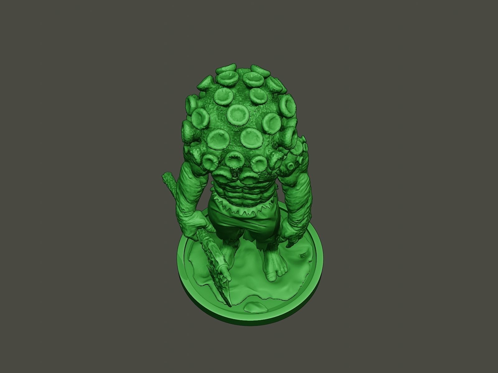 Humanoid virus 0001 3D print model_13
