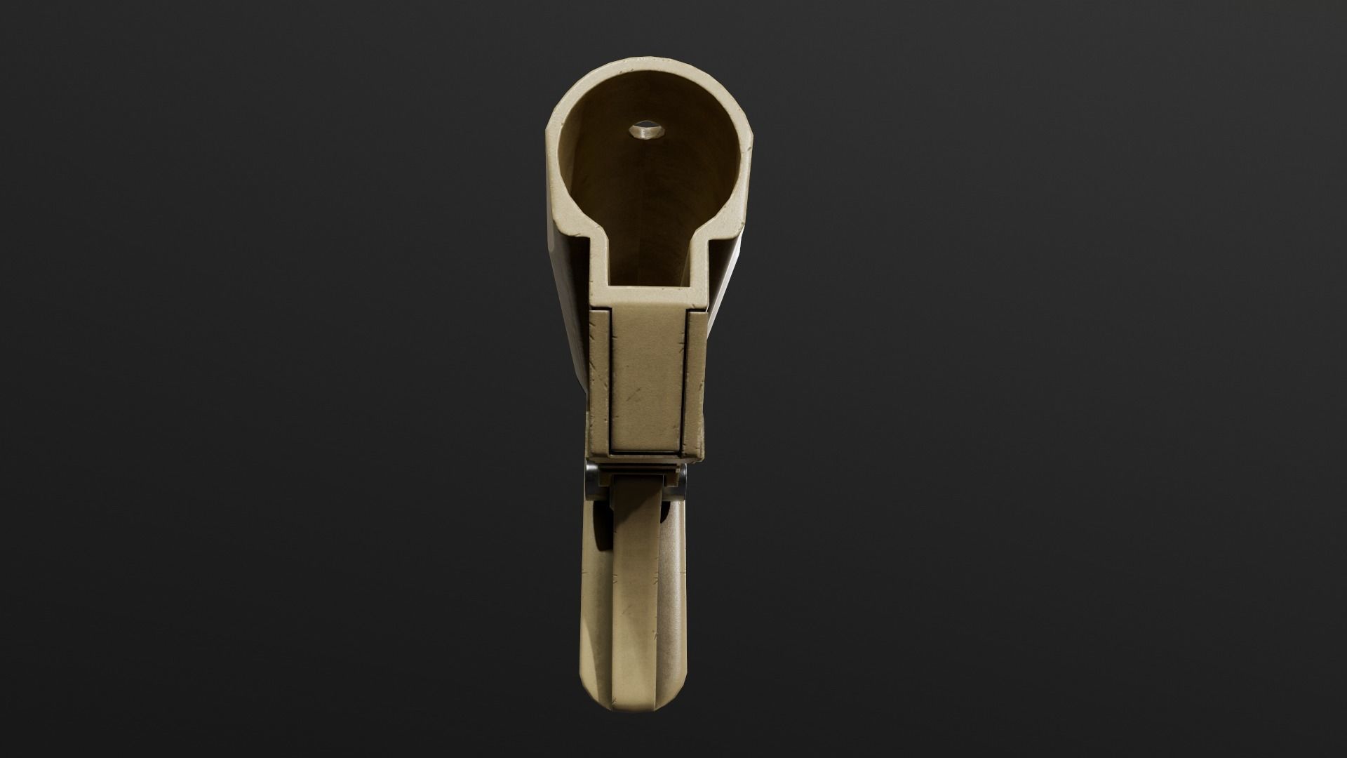 Leapers UTG PRO Model 4 Ops S3 AR15 Collapsible Buttstock Low-poly 3D model_9