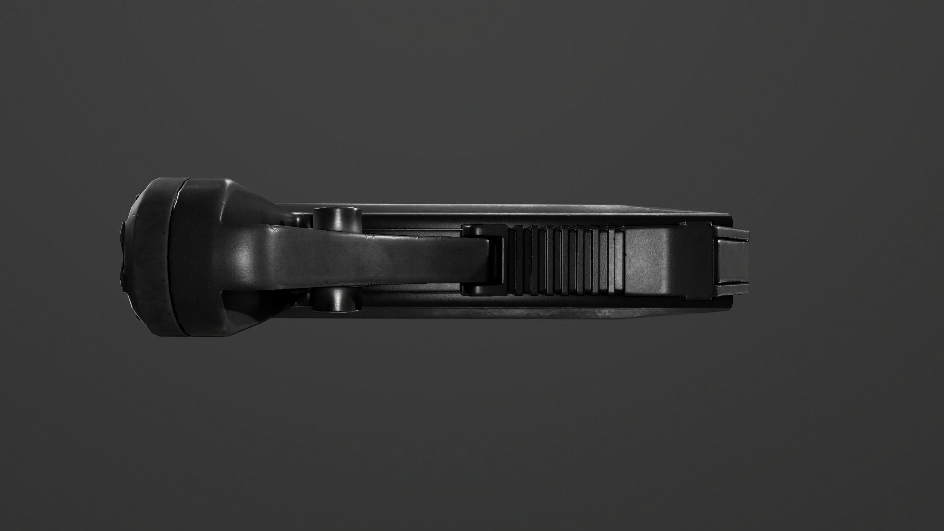 Leapers UTG PRO Model 4 Ops S3 AR15 Collapsible Buttstock Low-poly 3D model_19