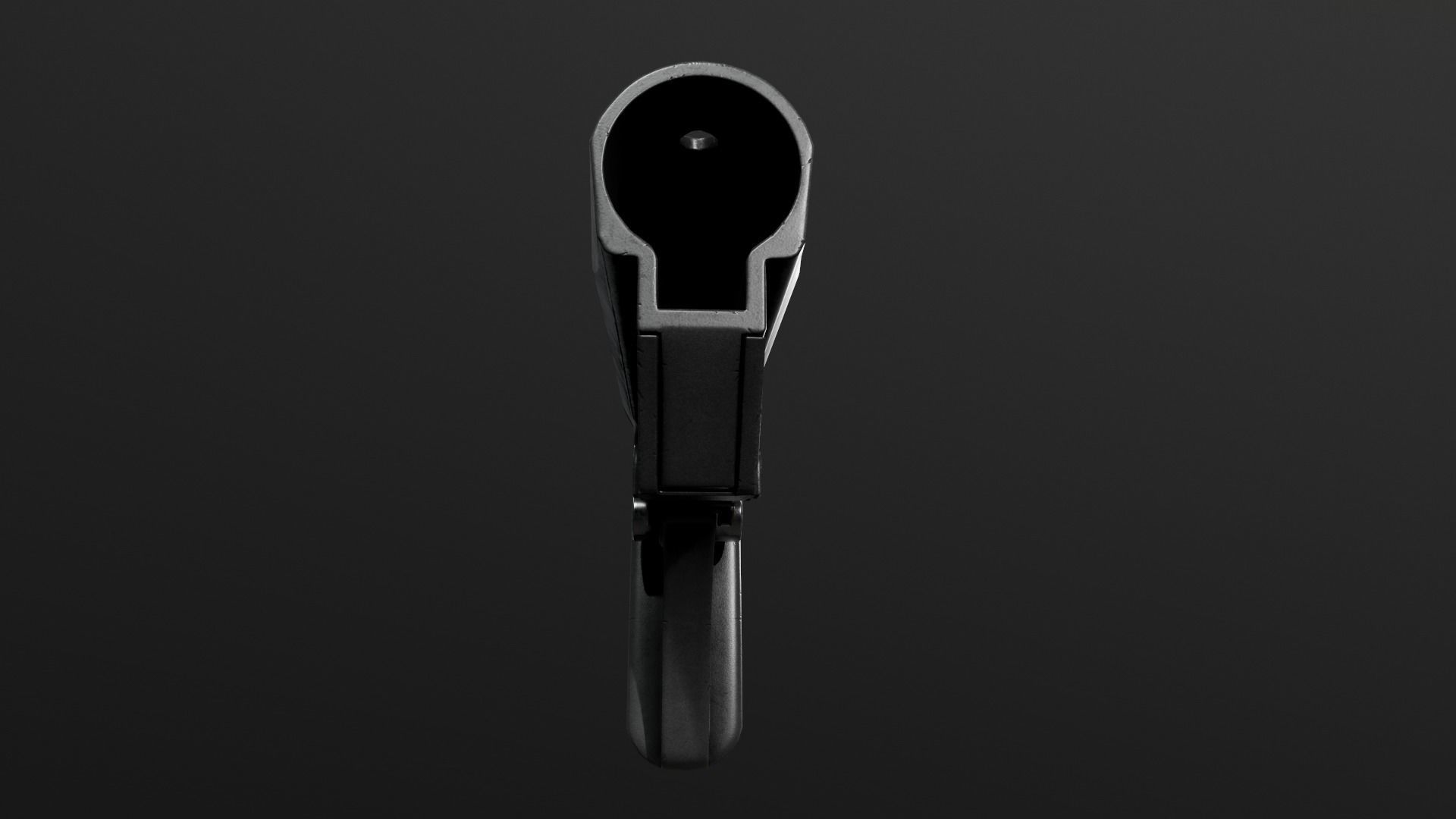 Leapers UTG PRO Model 4 Ops S3 AR15 Collapsible Buttstock Low-poly 3D model_8