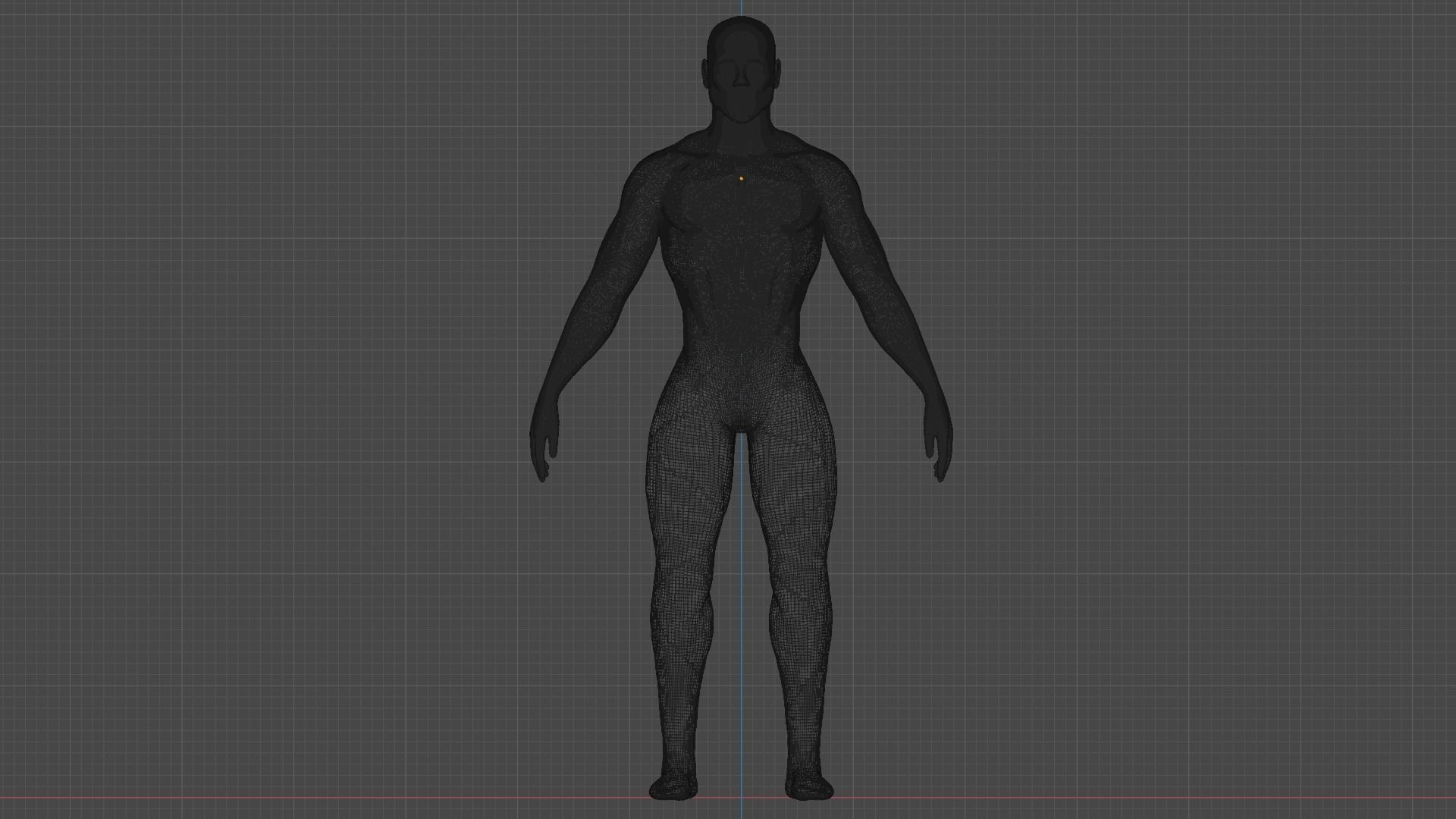 Male Body  3D model_1