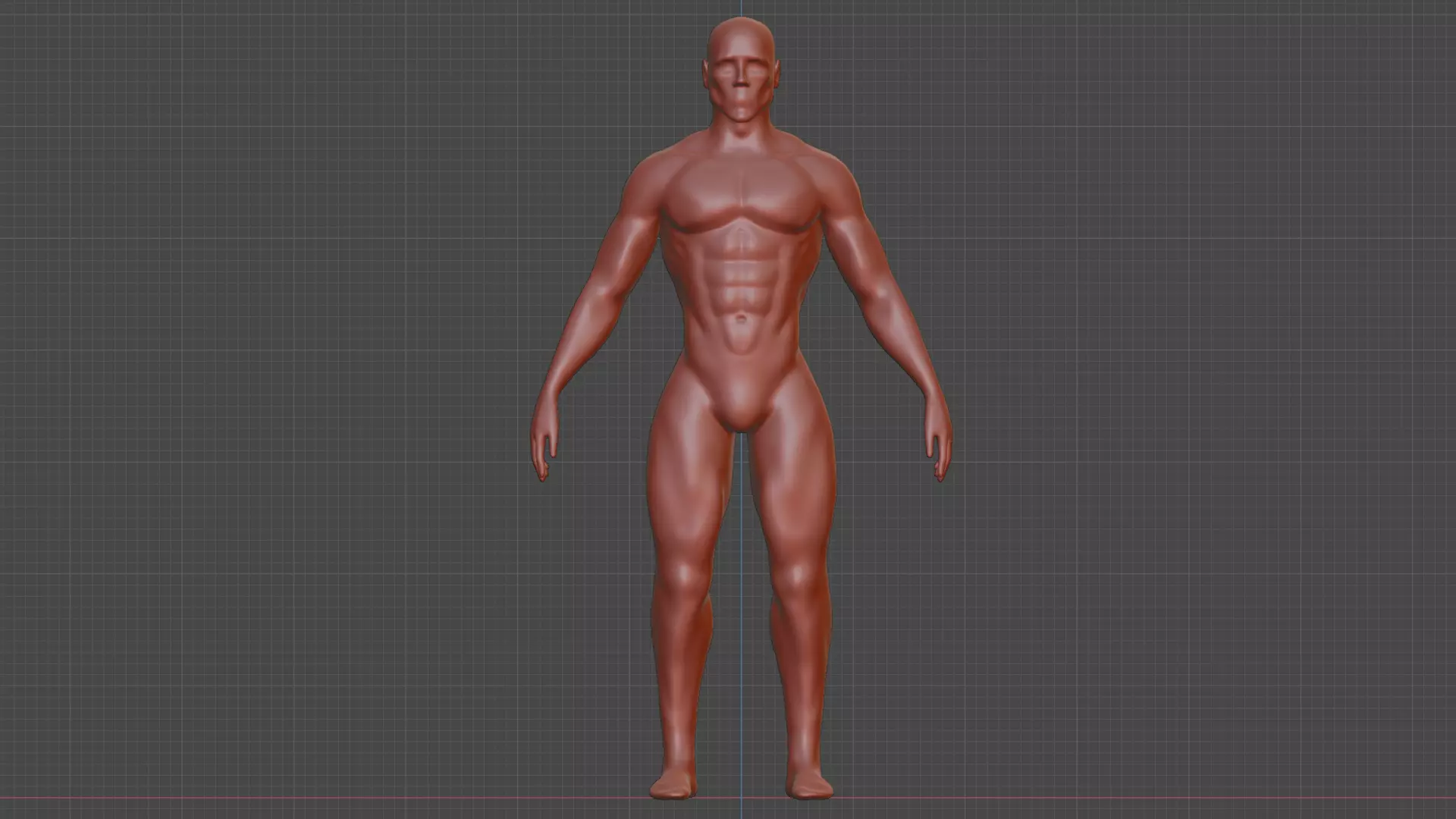 Male Body  3D model_0