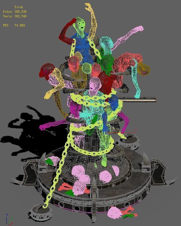 Hell - Ghost Totem 3D model_2