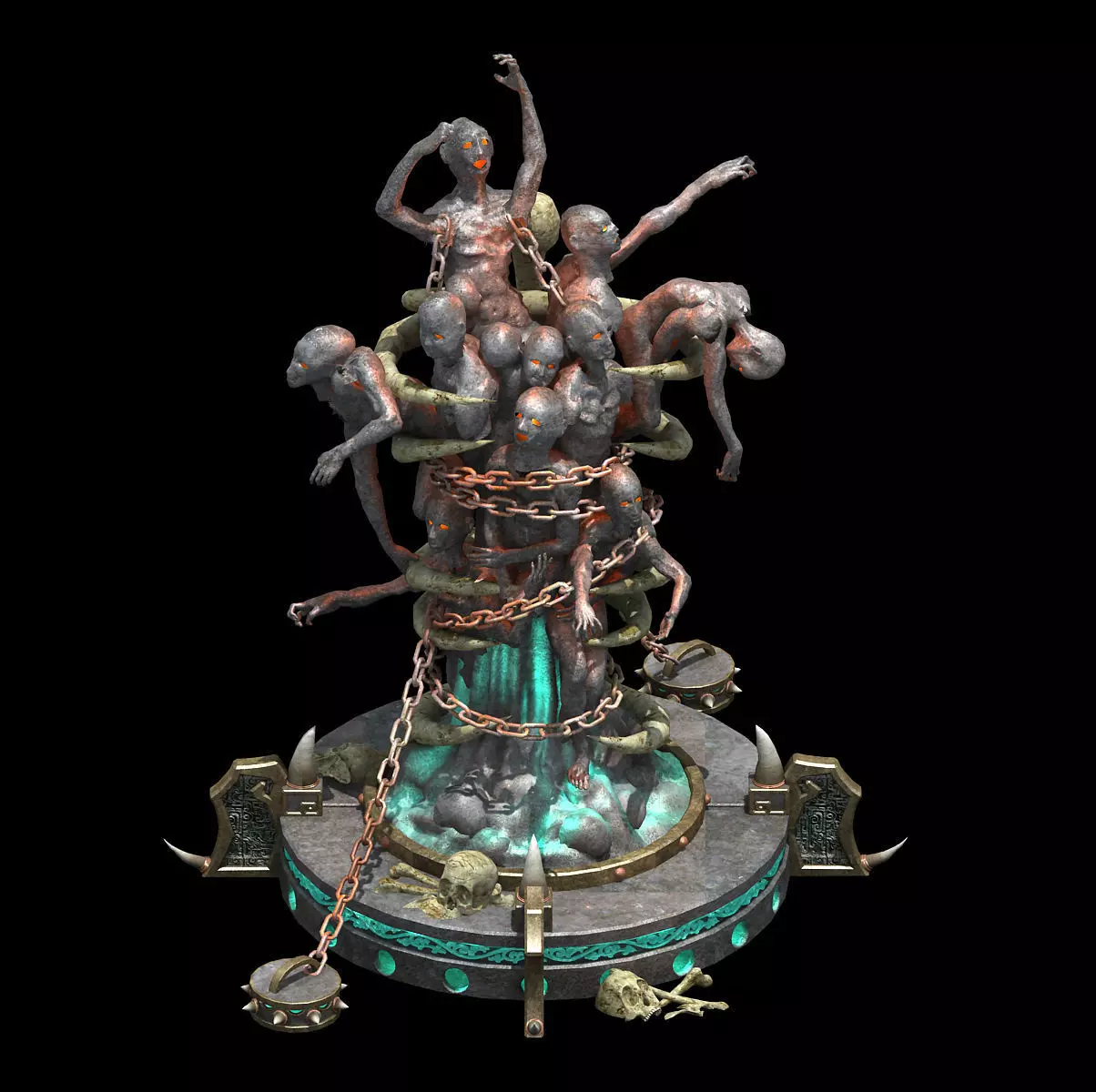Hell - Ghost Totem 3D model_0