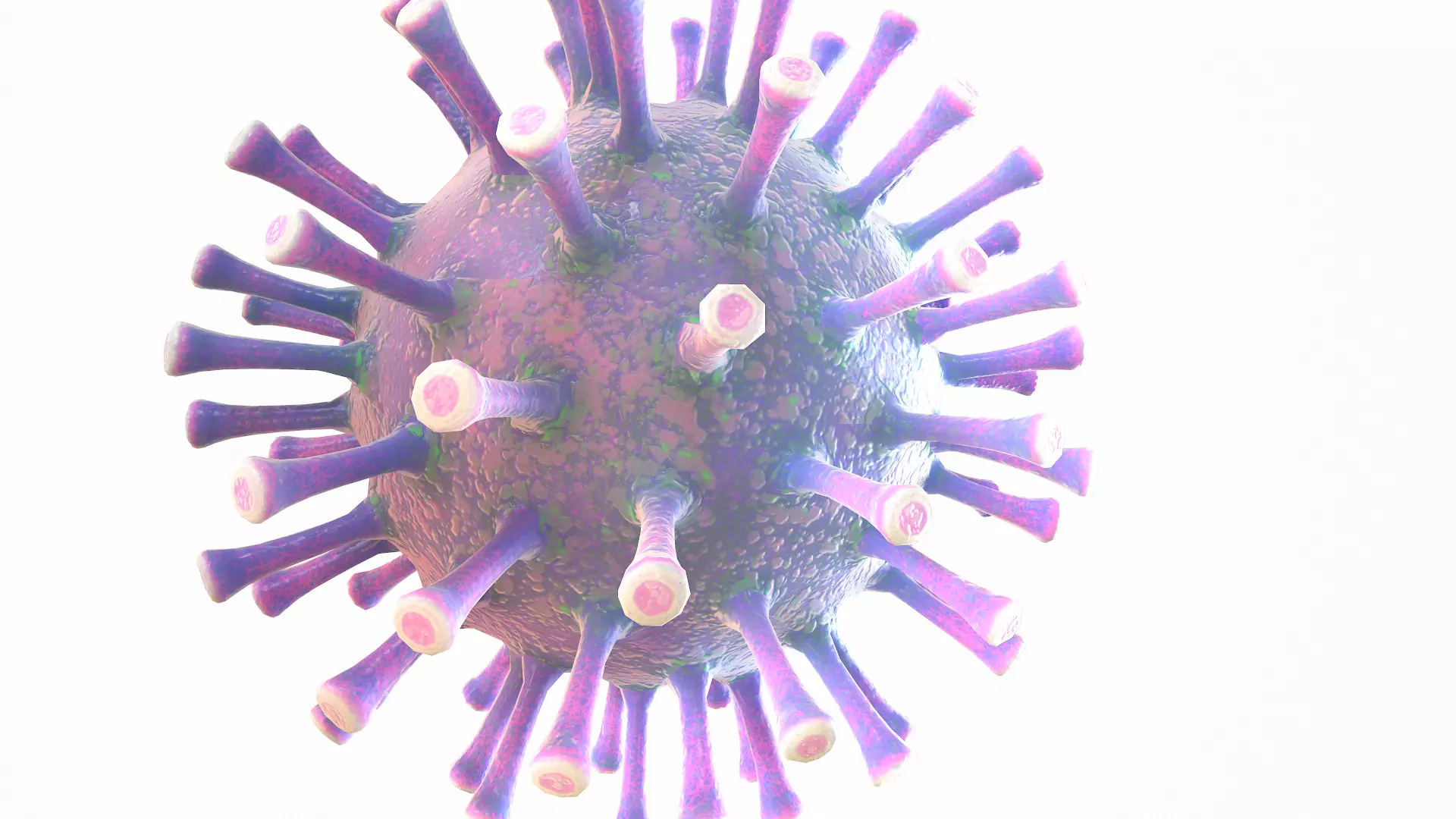 Coronavirus COVID 19 Low-poly 3D model_0