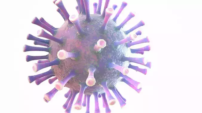 Coronavirus COVID 19 Low-poly 3D model