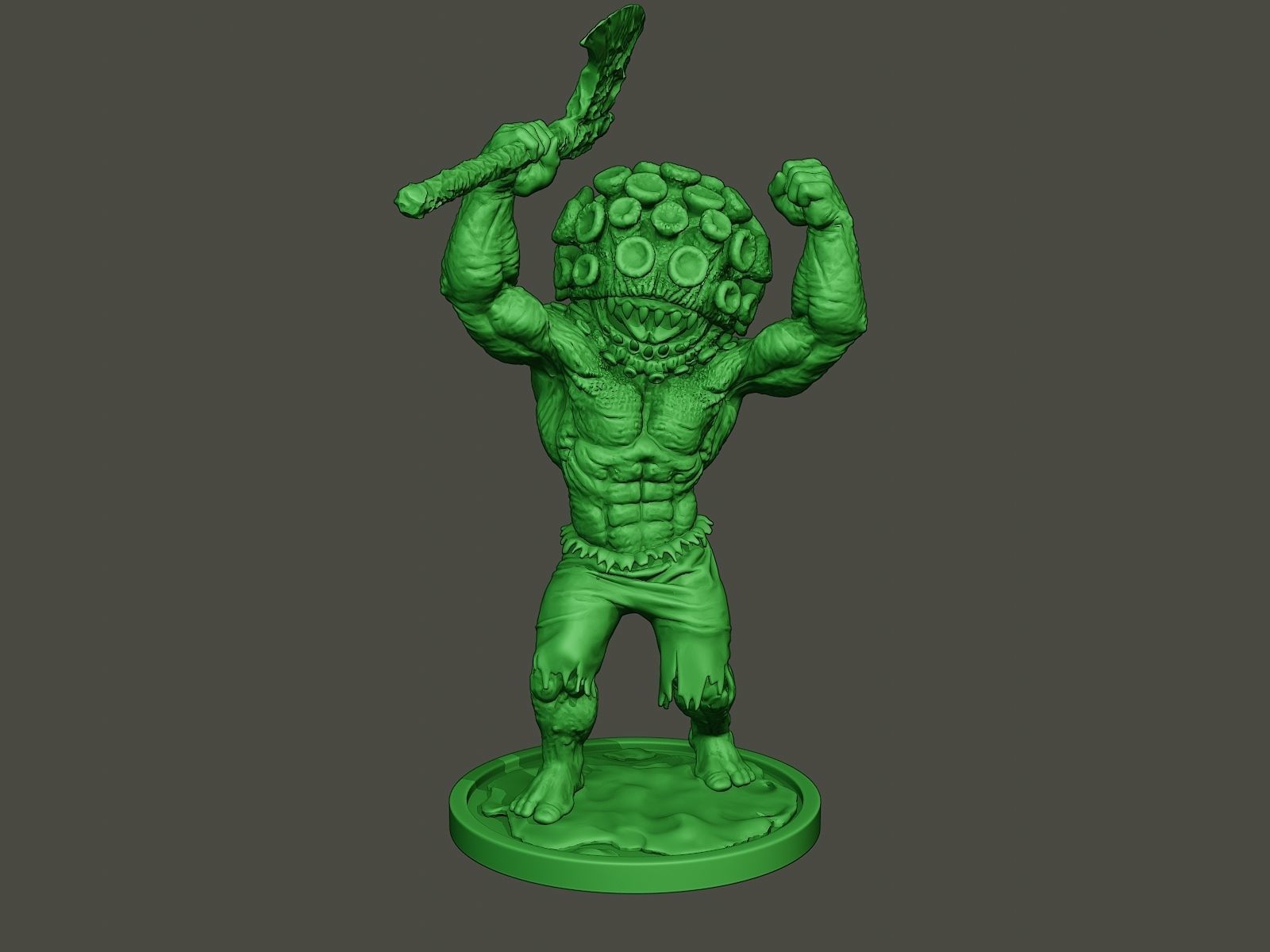 Humanoid virus 0002 3D print model_10