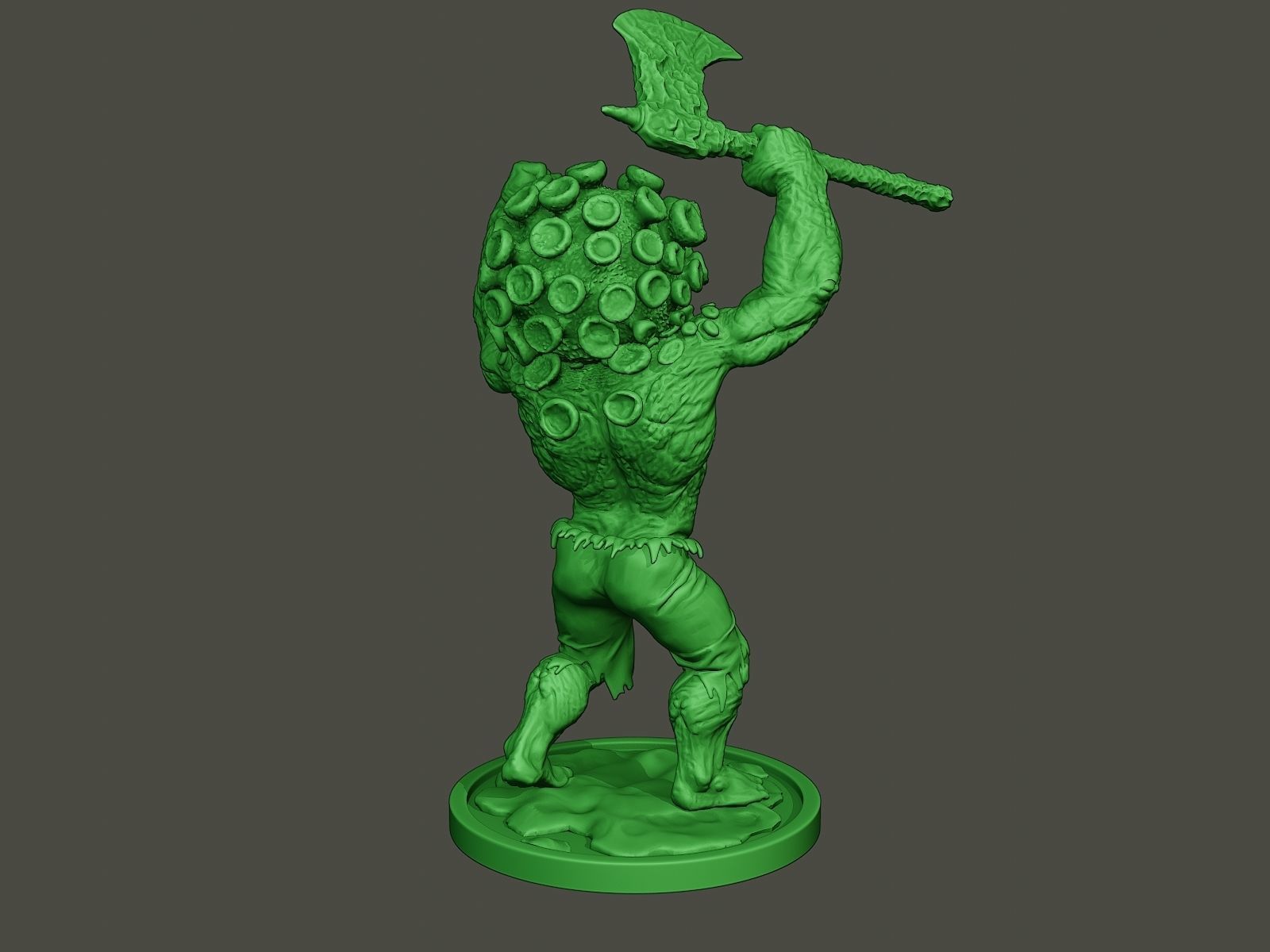 Humanoid virus 0002 3D print model_6