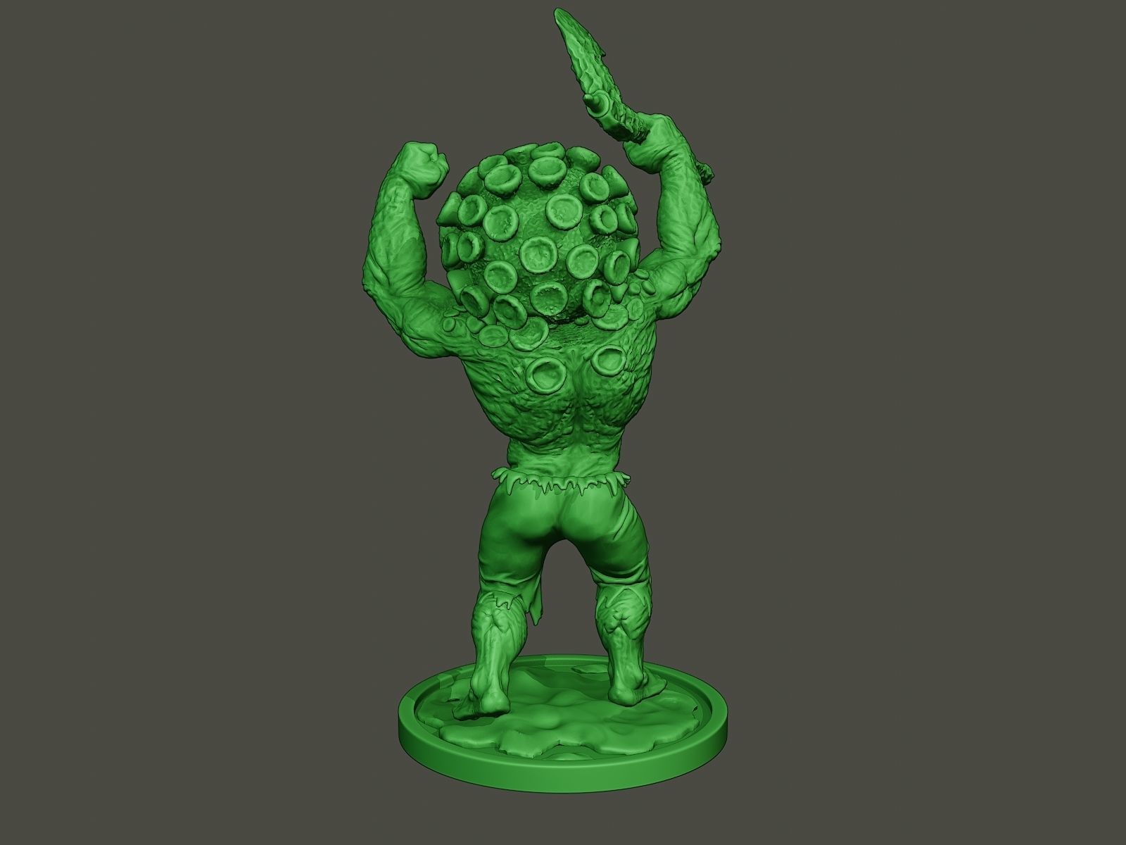 Humanoid virus 0002 3D print model_5