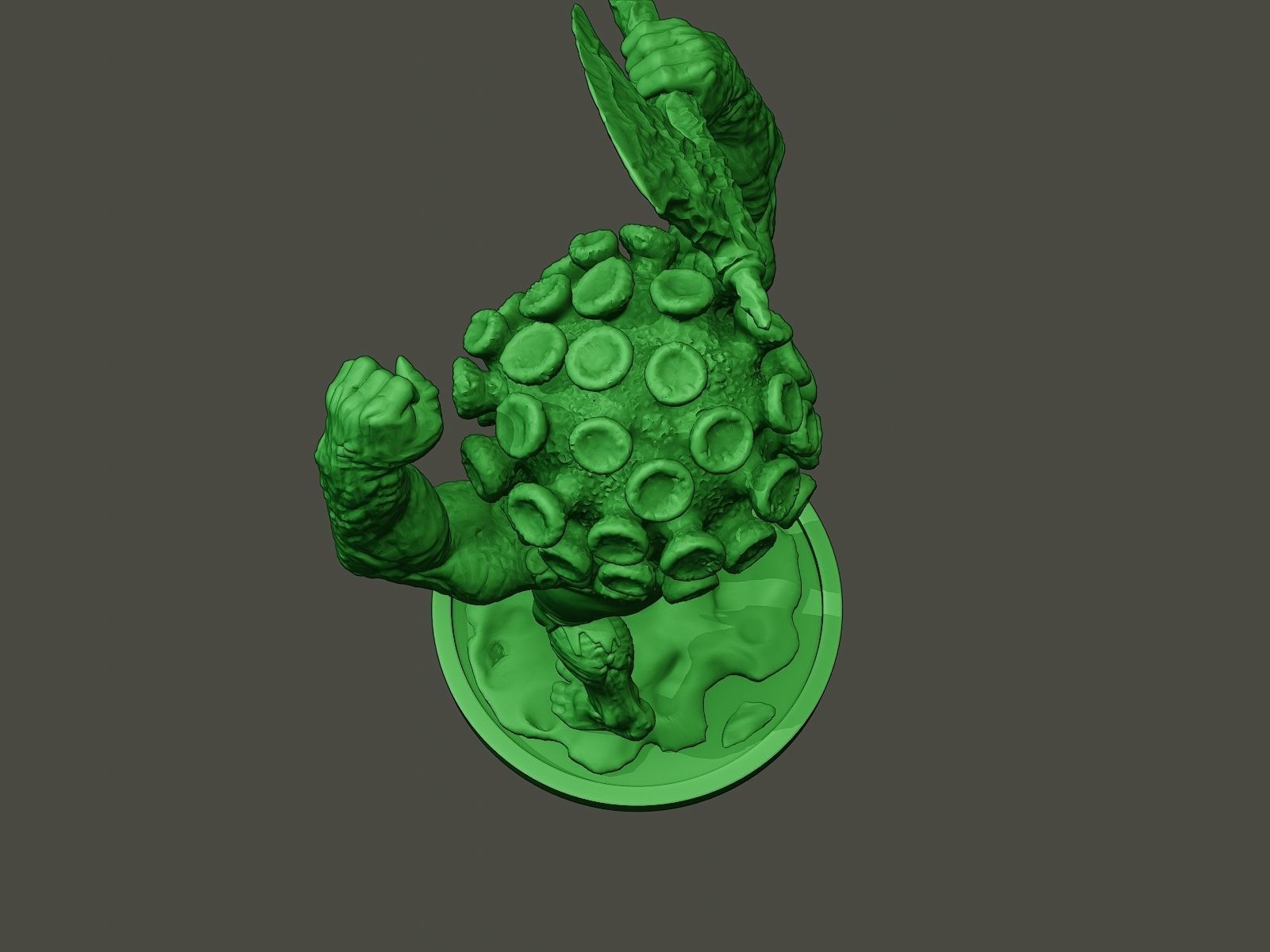 Humanoid virus 0002 3D print model_15