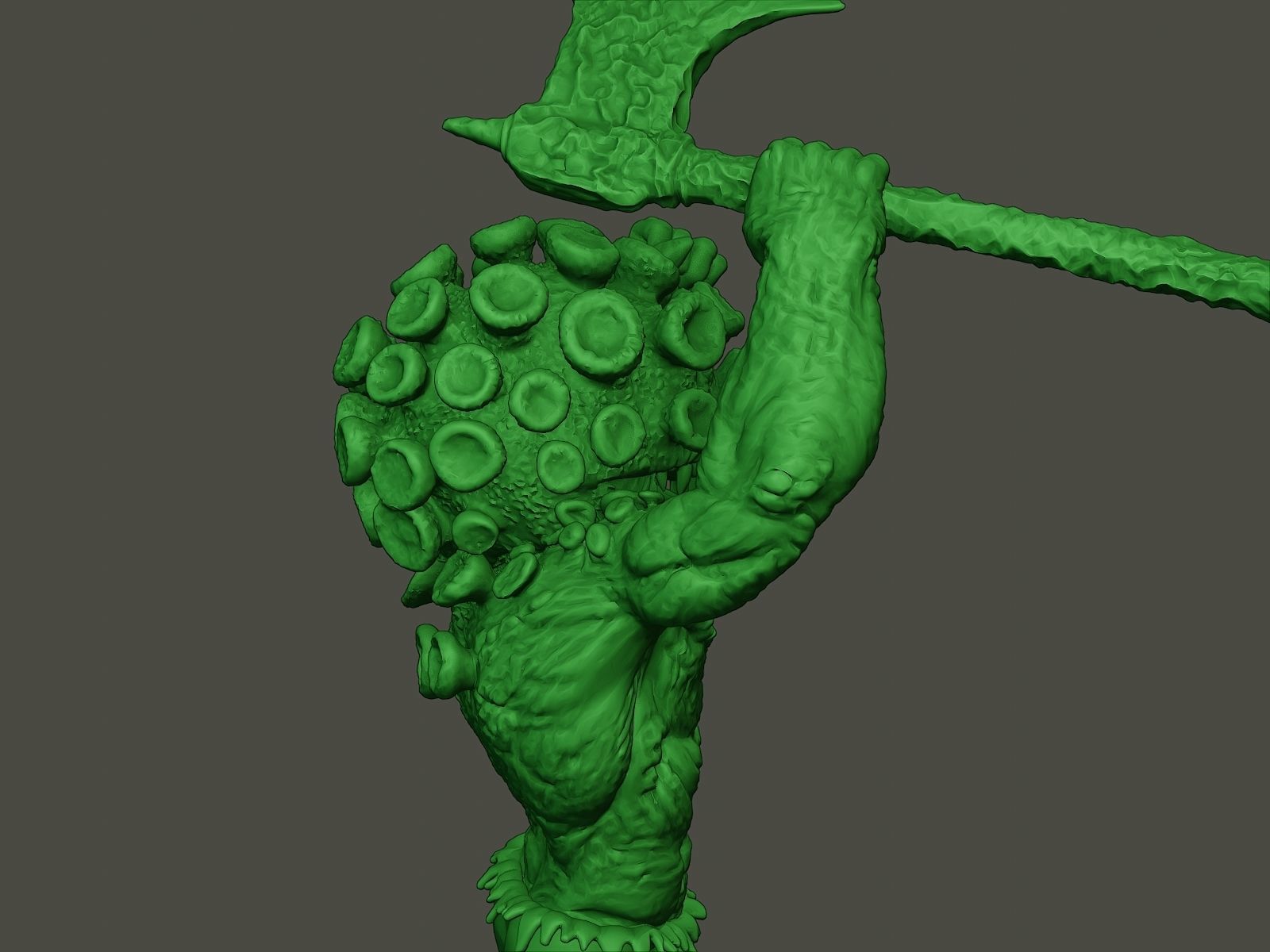 Humanoid virus 0002 3D print model_19