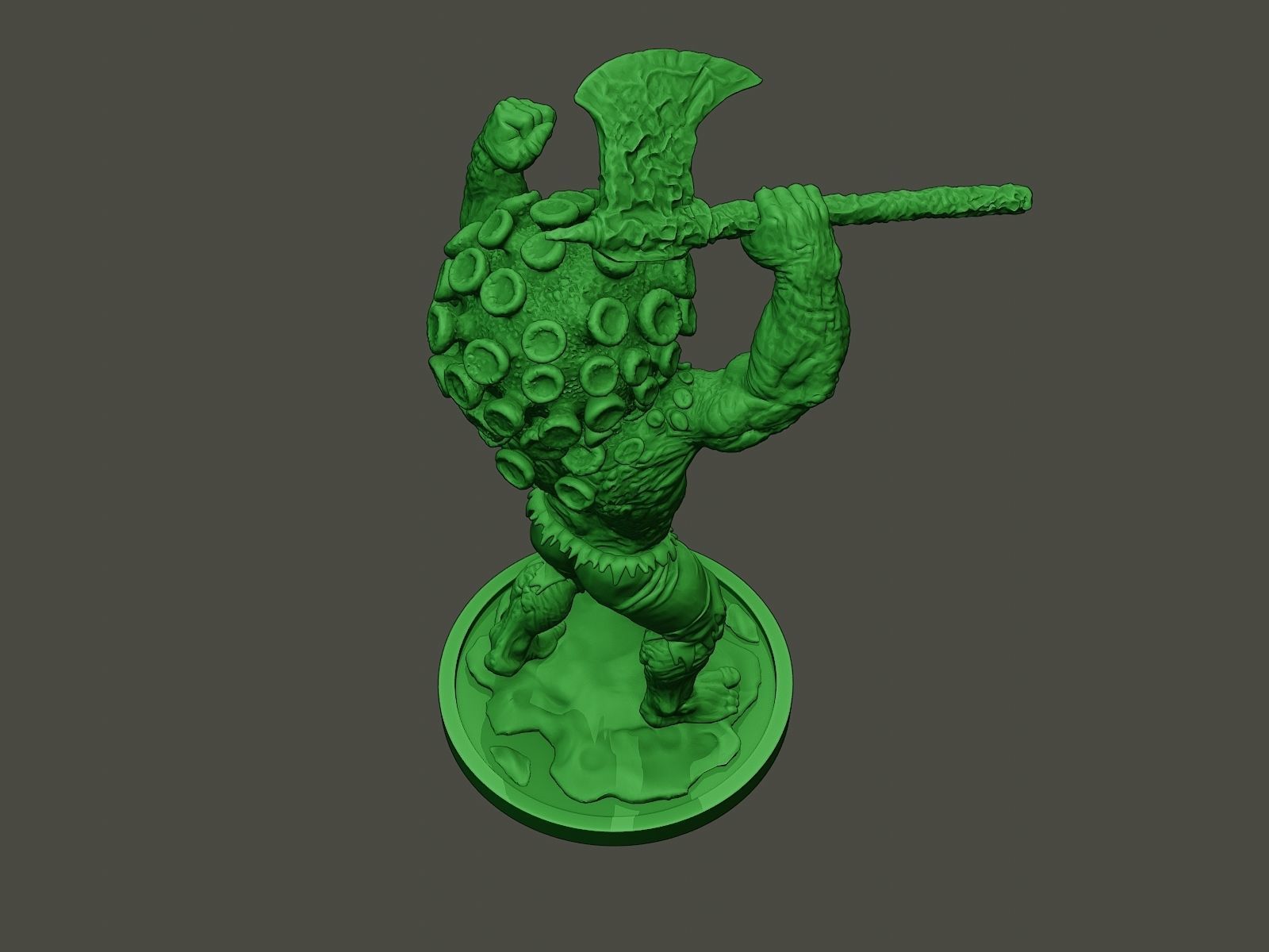 Humanoid virus 0002 3D print model_21