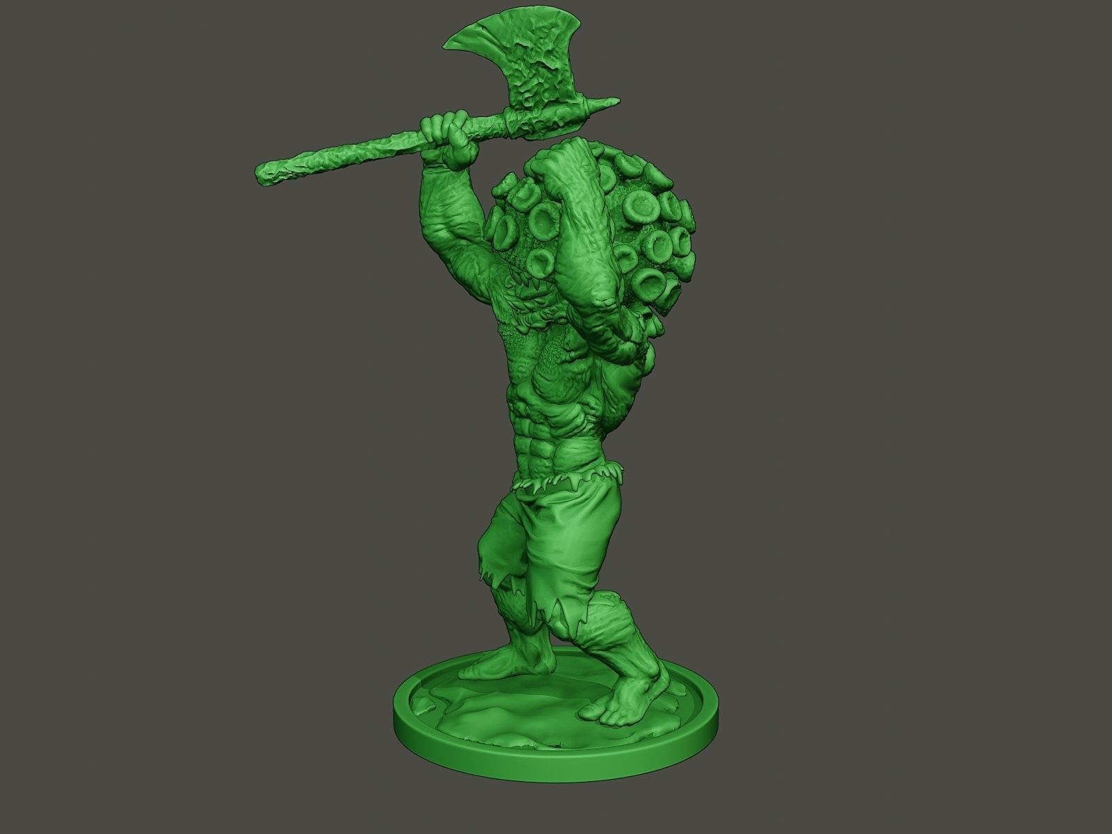 Humanoid virus 0002 3D print model_2