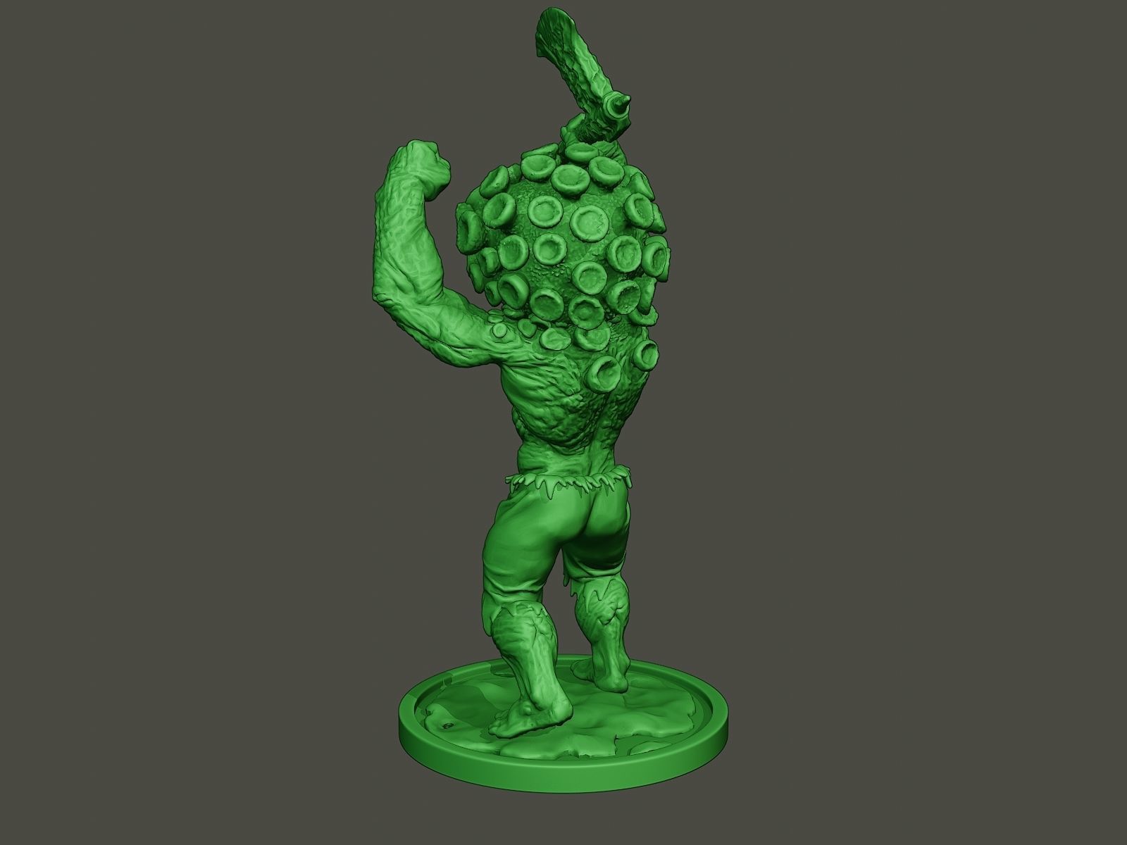 Humanoid virus 0002 3D print model_4