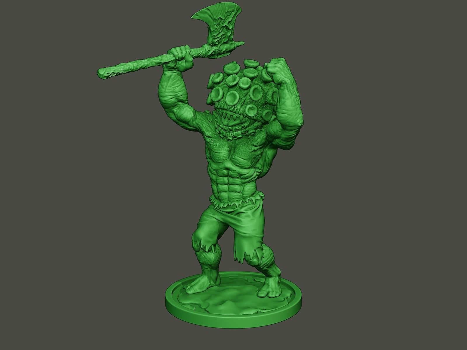 Humanoid virus 0002 3D print model_1